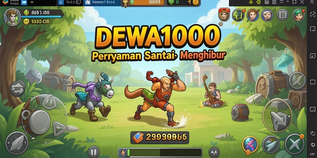Screenshot DEWA1000 menampilkan gameplay yang seru dan interaktif.