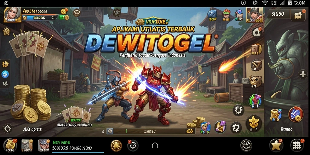 Tampilan utama DEWITOGEL yang rapi dan fungsional.