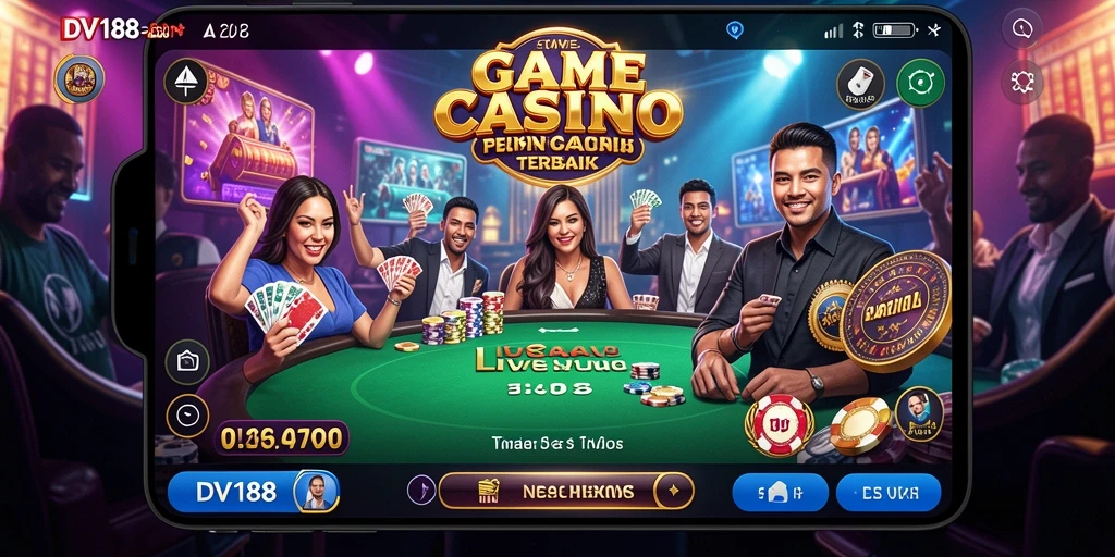 Gameplay Live Casino yang menarik di DV188.
