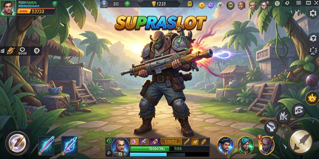 Tampilan gameplay menakjubkan di dunia terbuka SUPRASLOT.