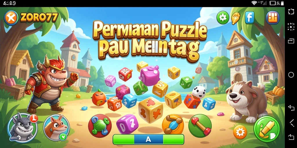 Tampilan gameplay seru dan menantang di ZORO77.